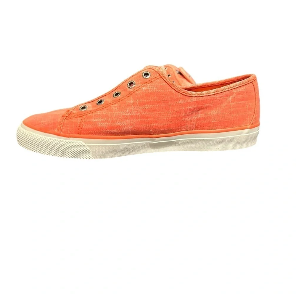 Sperry Top-Sider Seacoast Ripstop Coral Sneakers Boat Deck Shoes Women’s Sz 8.5